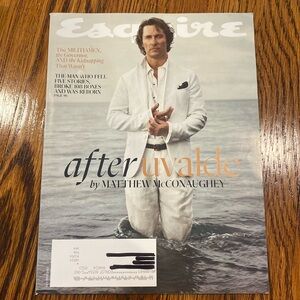 Esquire Magazine - Oct/Nov 2022 - Matthew McConaughey - Never read!   men men’s